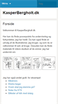 Mobile Screenshot of kasperbergholt.dk
