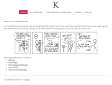 Tablet Screenshot of kasperbergholt.dk