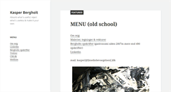 Desktop Screenshot of kasperbergholt.org